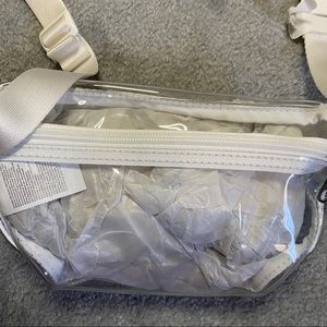eastpak clear fanny pack